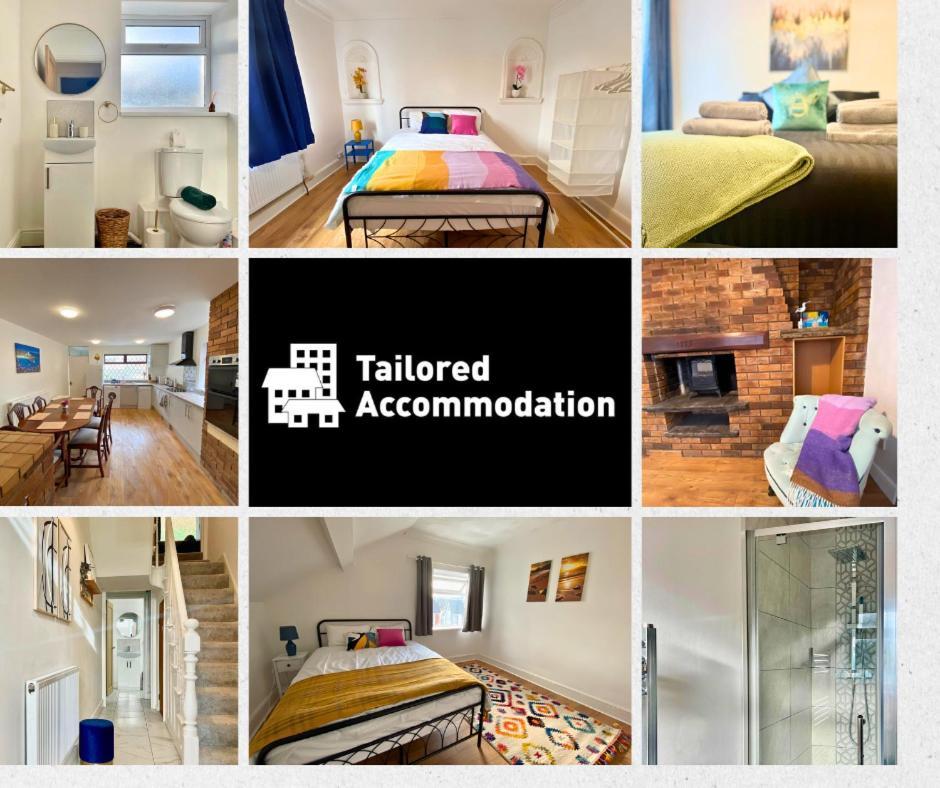 4-Bedroom Home - Perfect For Those Working In Bridgend - By Tailored Accommodation Ngoại thất bức ảnh